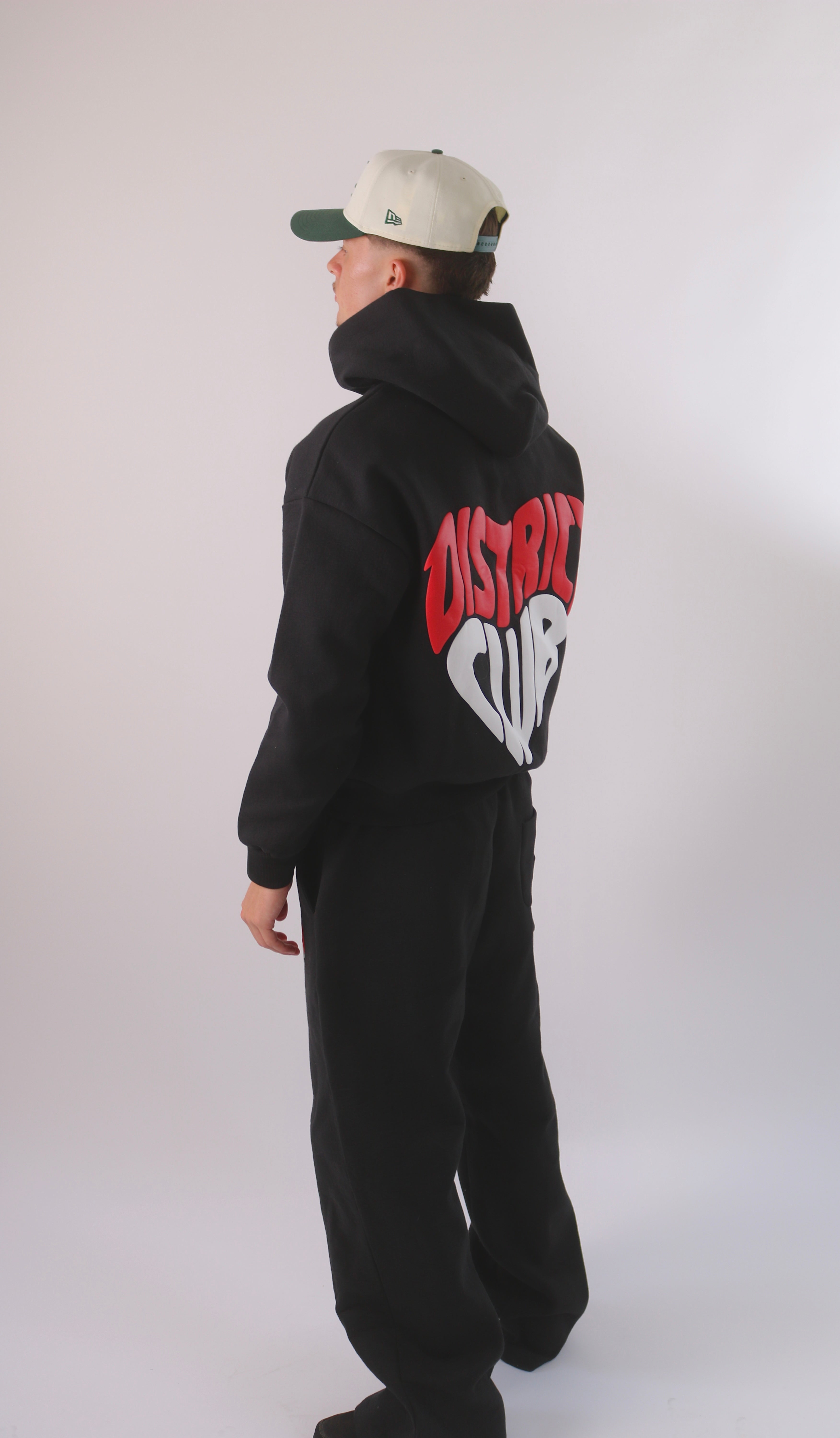 Boxy District Tracksuit Black